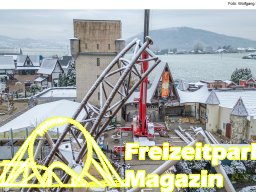 Aufbau des Themenbereichs „Sonnenbucht“ in FANTASIA (Dezember 2024)